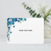 Maak Je Eigen Bloemstuk RSVP Kaartje (Staand voorkant)