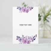Maak Je Eigen Bloemstuk RSVP Kaartje (Staand voorkant)