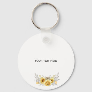 Maak je eigen bloemstuk sleutelhanger