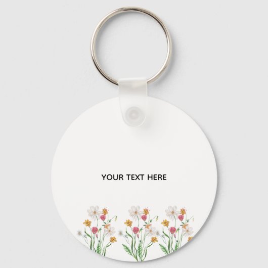 Maak je eigen bloemstuk sleutelhanger (Voorkant)