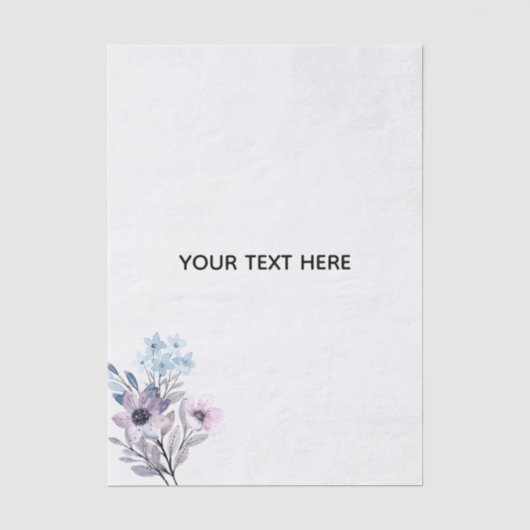 Maak je eigen bloemstuk  tissuepapier (Voorkant)