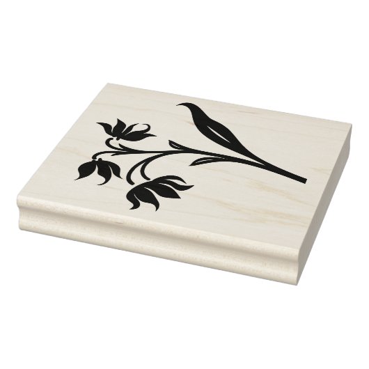 Maak je eigen bloemstuk van drie wilde bloemen rubberstempel (Stempel)