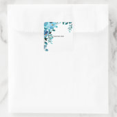 Maak Je Eigen Bloemstuk Vierkante Sticker (Tas)