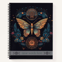 Maak Je Eigen Bloemvlinder-totem Notitieboek