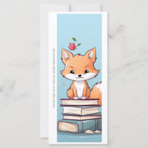 Maak je eigen boeken & Rode Vos bladwijzerkaart