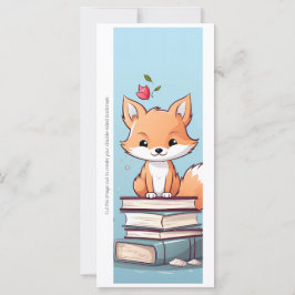 Maak je eigen boeken & Rode Vos bladwijzerkaart
