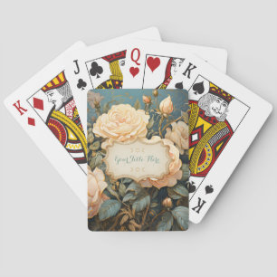 Maak Je Eigen Boeket met Turquoise Pruimen & Gele Pokerkaarten