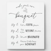 Maak je eigen boeketbar fotoplaat (Voorkant)