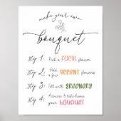 Maak je eigen boeketbar poster (Voorkant)