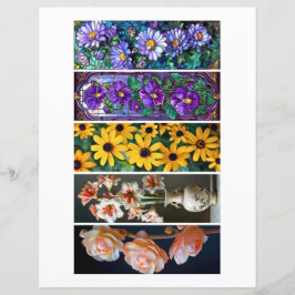 Maak Je Eigen Boekleggers met 5 Tuinbloemen