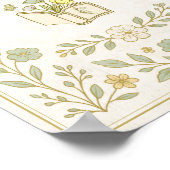 Maak Je Eigen Boekwijzer | Vernieuwde Baby Shower Poster (Hoek)