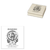 Maak Je Eigen Boho Halvemaan Godin Rubberstempel (Gestempeld)