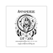 Maak Je Eigen Boho Halvemaan Godin Rubberstempel (Afrduk)