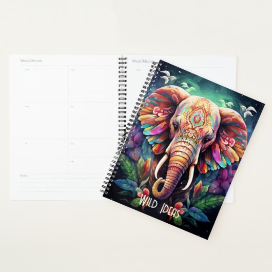 Maak je eigen Boho Jungle Olifant Planner (Display)