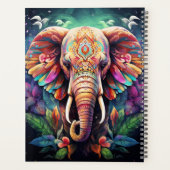 Maak je eigen Boho Jungle Olifant Planner (Achterkant)