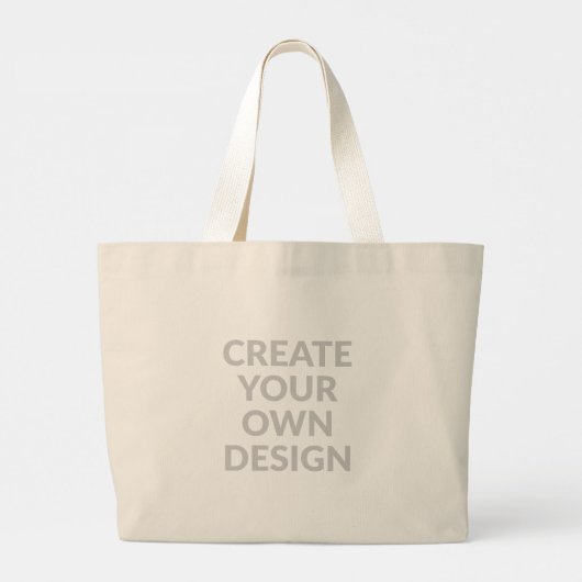 Maak Je Eigen Boodschappentas Grote Tote Bag (Achterkant)