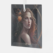 Maak Je Eigen Boogschutter Dierenriem Godin Glas Ornament (Voorkant links)