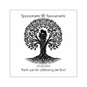 Maak Je Eigen Boom Des Levens Handfasting Bedankt  Rubberstempel (Afrduk)