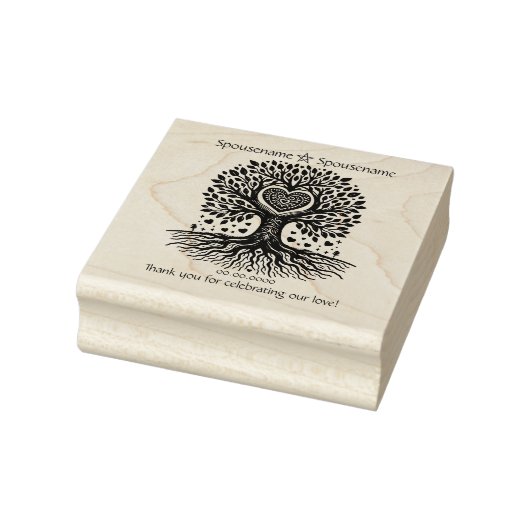 Maak Je Eigen Boom van de Liefde Handfasting Bedan Rubberstempel (Stempel)