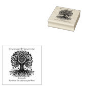 Maak Je Eigen Boom van de Liefde Handfasting Bedan Rubberstempel (Gestempeld)