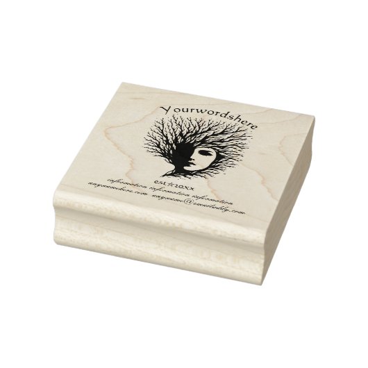 Maak Je Eigen Boomnimf Dryade Fee Rubberstempel (Stempel)