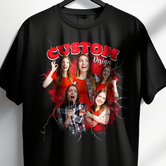 Maak Je Eigen Bootleg Foto Bootleg Rap T-shirt