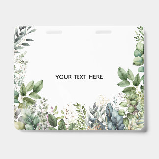 Maak Je Eigen Botanische Ontwerp Badge