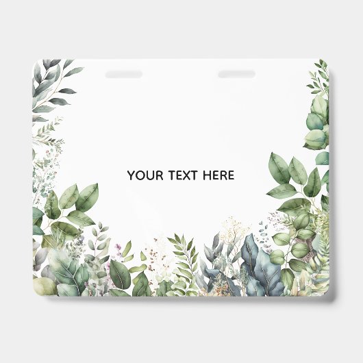 Maak Je Eigen Botanische Ontwerp Badge (Voorzijde)