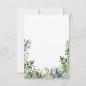 Maak Je Eigen Botanische Ontwerp Bedankkaart (Achterkant)