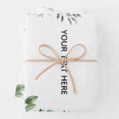 Maak Je Eigen Botanische Ontwerp Inpakpapier Vel (In situ)