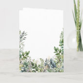 Maak Je Eigen Botanische Ontwerp Kaart (Achterkant)