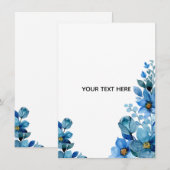 Maak Je Eigen Botanische Ontwerp Kaart (Voorkant / Achterkant)