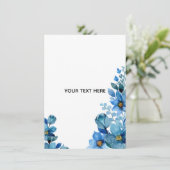 Maak Je Eigen Botanische Ontwerp Kaart (Staand voorkant)