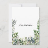 Maak Je Eigen Botanische Ontwerp Kaart (Voorkant)
