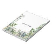 Maak Je Eigen Botanische Ontwerp Notitieblok (Linkerzijde)