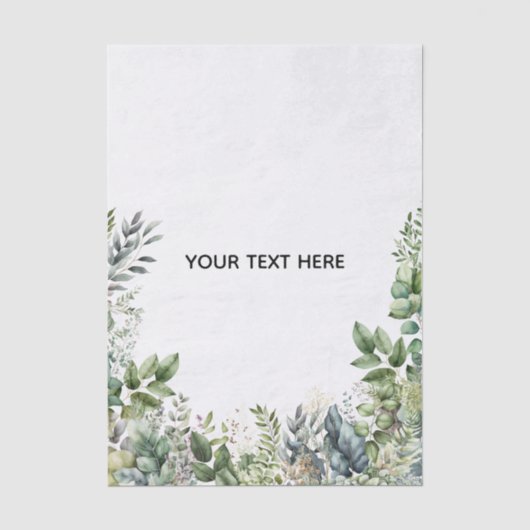 Maak Je Eigen Botanische Ontwerp Tissuepapier (Voorkant)