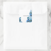 Maak Je Eigen Botanische Ontwerp Vierkante Sticker (Tas)