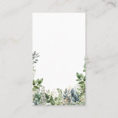 Maak Je Eigen Botanische Ontwerp Visitekaartje (Achterkant)