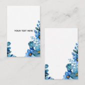 Maak Je Eigen Botanische Ontwerp Visitekaartje (Voorkant / Achterkant)