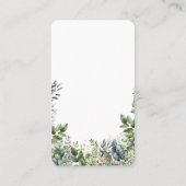 Maak Je Eigen Botanische Ontwerp Visitekaartje (Achterkant)