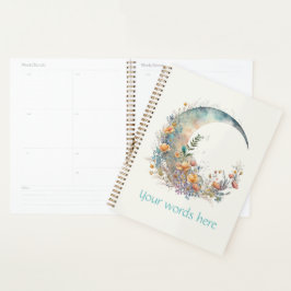 Maak je eigen boterbloemen Bloemige Halve Maan Planner