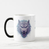 Maak Je Eigen Boze Paarse Wolf Magische Mok (Links)