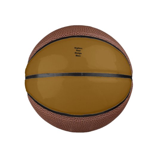 Maak Je Eigen Bruin Basketbal (Voorkant)