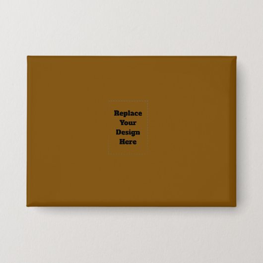 Maak Je Eigen Bruin Button (Voorkant)