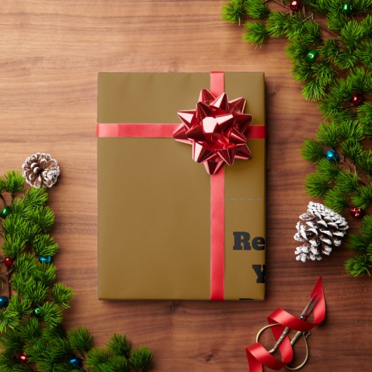 Maak Je Eigen Bruin Cadeaupapier (Feestdagen Geschenken)