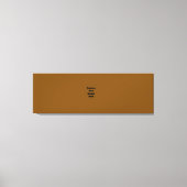 Maak Je Eigen Bruin Canvas Afdruk (Voorkant)