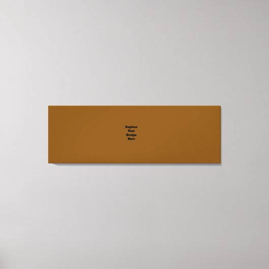 Maak Je Eigen Bruin Canvas Afdruk (Voorkant)