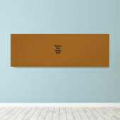 Maak Je Eigen Bruin Canvas Afdruk (Insitu (Houten vloer))