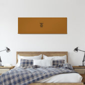 Maak Je Eigen Bruin Canvas Afdruk (Insitu (Slaapkamer))