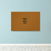 Maak Je Eigen Bruin Canvas Afdruk (Insitu (Houten vloer))
